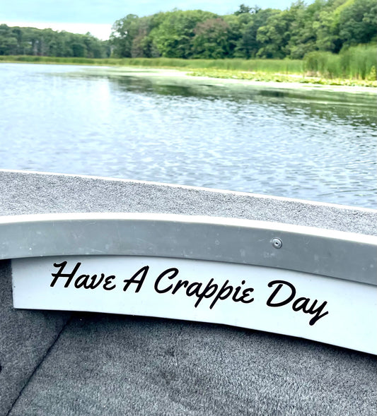 “Have A Crappie Day” Sticker
