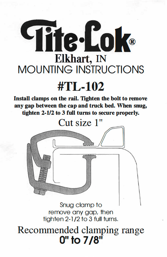 TL - 102 Rocking Clamp - Tite - Lok