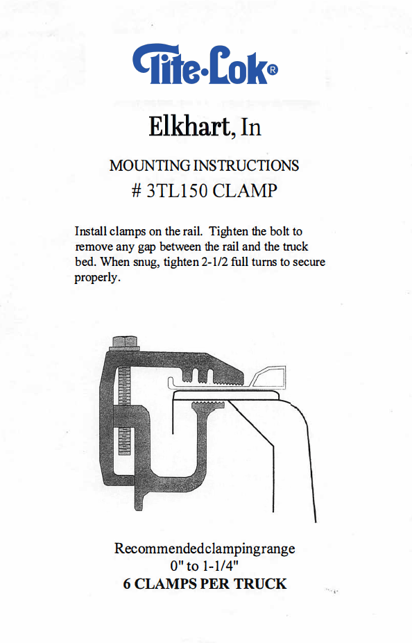 TL - 150 Ford Clamp - Tite - Lok