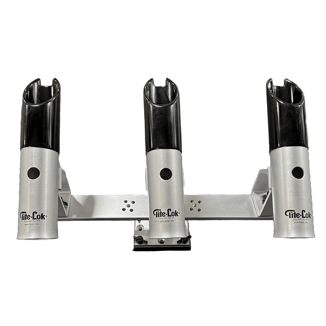 Triple Deck Mount w/ True Set Rod Holders - Tite - Lok