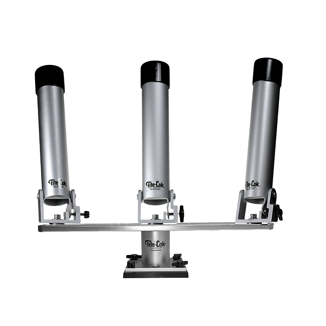 Triple Deck Mount w/ Multi - Lok Rod Holders - Tite - Lok