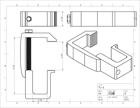 TL-1 Truck Cap Clamp