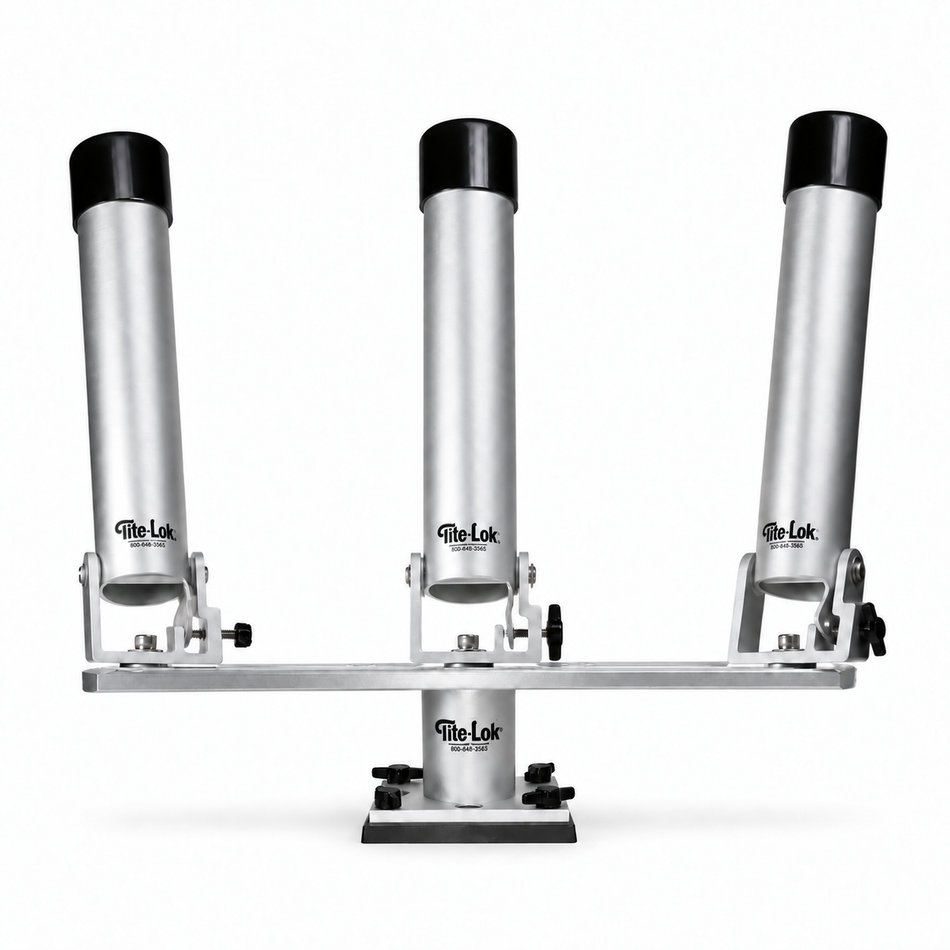 Triple Deck Mount w/ Multi-Lok Rod Holders