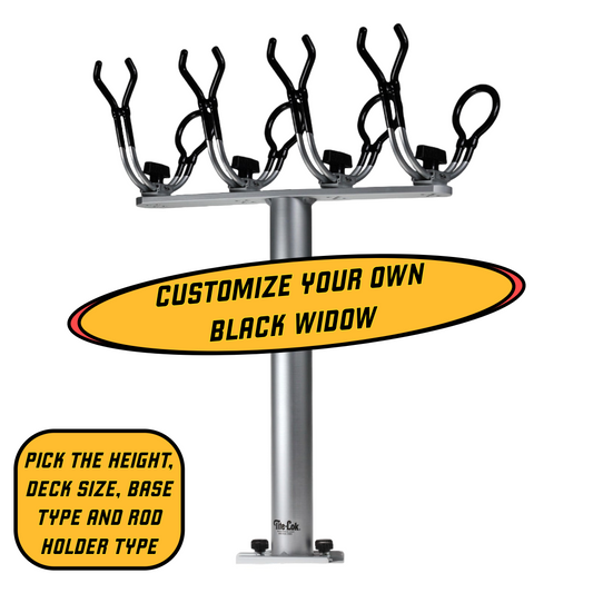 Create Your Own Black Widow Rod Holder