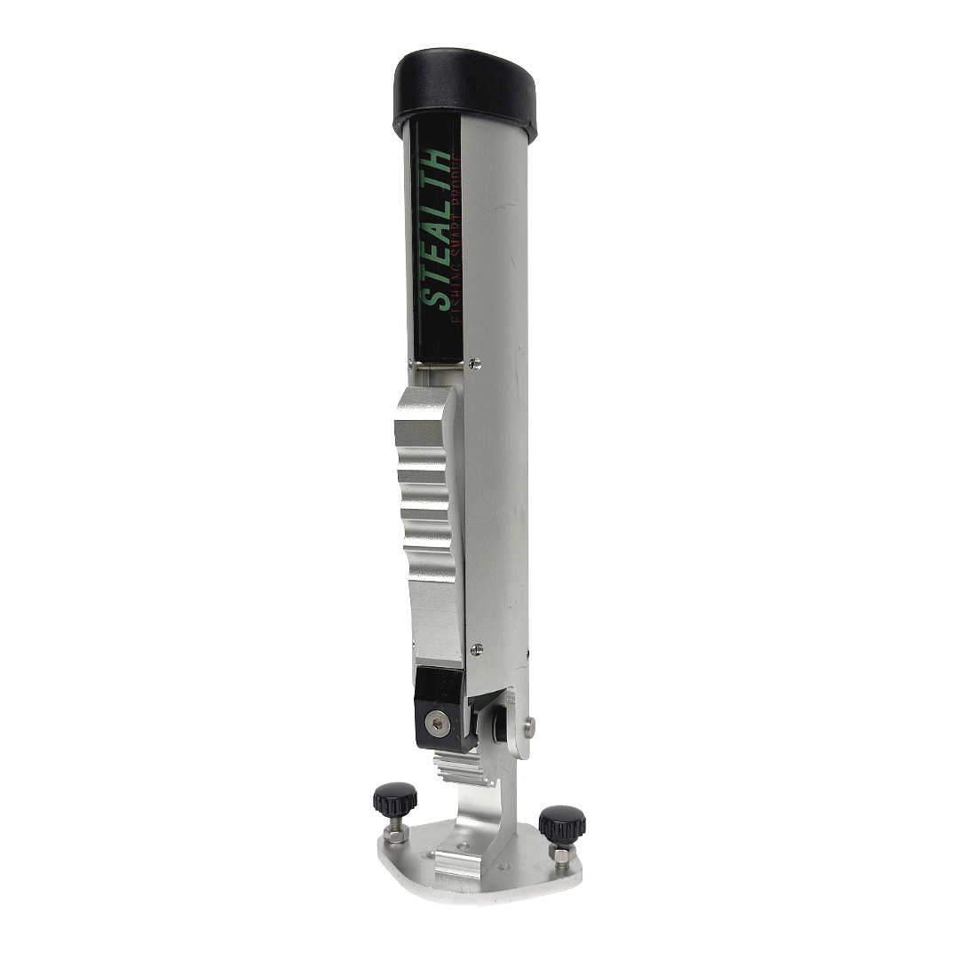 stealth fishing rod holder QR-2 with Universal Rail Mount QR2 Rod Holders - Stealth