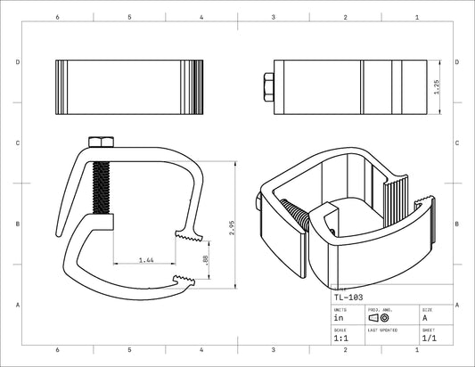 TL-103 Rocking Clamp