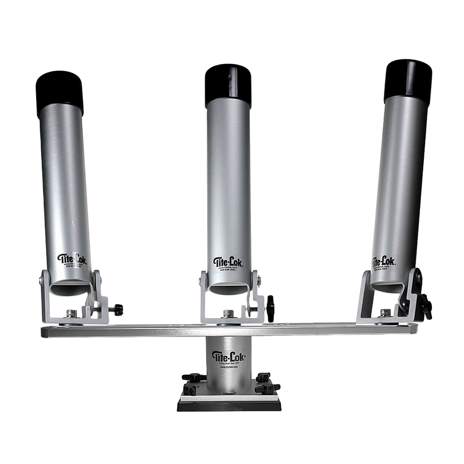 Triple Deck Mount w/ Multi-Lok Rod Holders