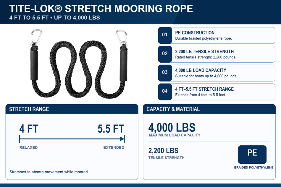 American Marine™ Bungee Dock Line