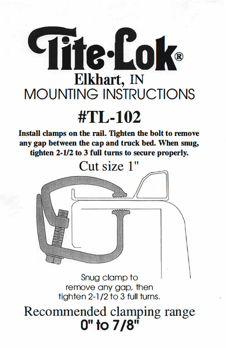 TL - 102 Rocking Clamp - Tite - Lok