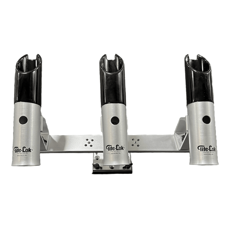 Triple Deck Mount w/ True Set Rod Holders